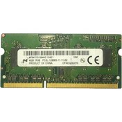 تصویر رم لپ تاپ DDR3L تک کاناله 1600 مگاهرتز میکرون مدل MT8K ظرفیت 4 گیگابایت 