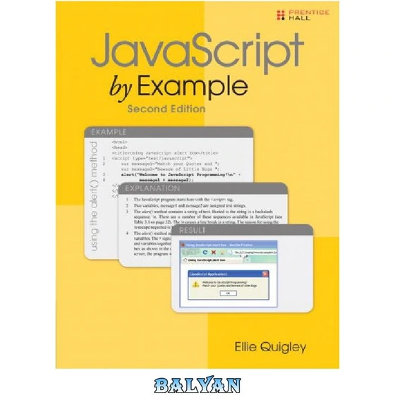 خرید و قیمت دانلود کتاب JavaScript by Example | ترب