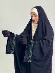 تصویر چادر یاسمین جواهر دوزی شیوا 