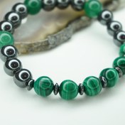 تصویر دستبند مالاکیت حدید کد310194 