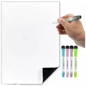 تصویر ورق مگنت وایت بورد (Whiteboard) 600در400در0.5 میلی متر Whiteboard magnet sheet 600x400x0.5 mm