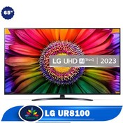 تصویر تلویزیون ال جی UR81 سایز ۶۵ اینچ کیفیت تصویر Ultra HD 4K نوع صفحه LED 