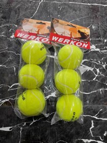 تصویر توپ تنیس خاکی و هفت سنگ ایرانی دونه ای ۱۴۷هزارت - یک عدد 