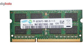 تصویر رم لپ تاپ سامسونگ مدل 1333 DDR3 PC3 10600s MHz ظرفیت 4گیگابایت 