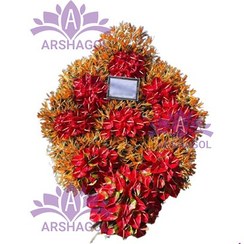 تصویر تاج گل تسلیت نه طبقه کد a2033 