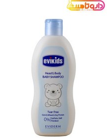 تصویر شامپو سر و بدن کودک اویدرم اویکیدز حجم ۲۰۰ میلی لیتر 