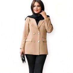 تصویر مانتو کتی مجلسی کرپ مازراتی مناسب ۳۶ تا ۴۲ 