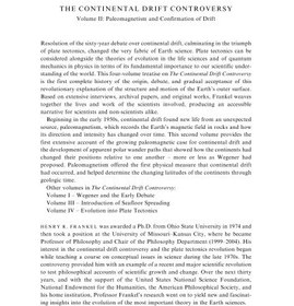 تصویر دانلود کتاب The continental drift controversy. / 2, Paleomagnetism and confirmation of drift draft کتاب انگلیسی جنجال رانش قاره. / 2، دیرینه مغناطیس و تایید رانش draft