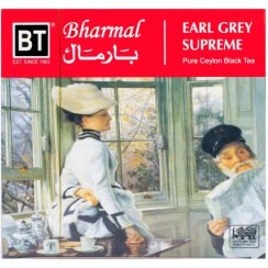 تصویر چای کیسه ای بارمال ارل گری سوپریم 100 گرم Bharmal Bharmal earl grey supreme 100 g