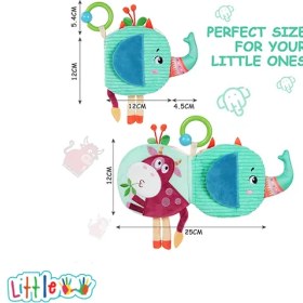 تصویر کتاب حمام مخملی مدل فیل هپی مانکی 