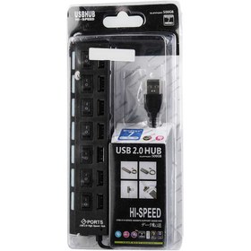 تصویر هاب کلید دار ROHS 7Port USB2.0 ROHS 7Port USB2.0 Hub