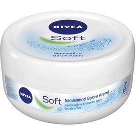 تصویر کرم بدن اورجینال برند Nivea مدل Soft Kavanoz Krem 300 ml کد 47199926 