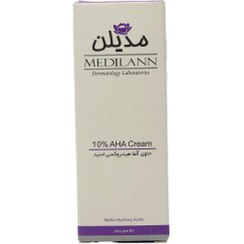 تصویر کرم لایه بردار AHA 10% مدیلن Medilann 10% AHA Cream 50ml