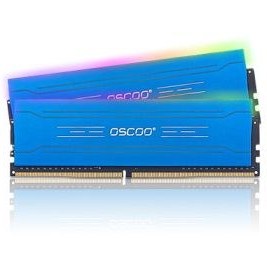 تصویر رم دسکتاپ DDR4 اسکو 3200MHz مدل R200 LONGDIMM 1.35V ظرفیت 16x2 گیگابایت Oscoo R200 RGB 32GB (16GBx2) 3200MHz CL22 DDR4 Desktop Ram