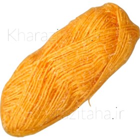 تصویر کاموا سوزنی زرد نیم کیلو (۵عددی)