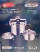 تصویر فوما FU‑2405 | زودپز فشار دوگانه ۵ + ۷ لیتر FUMA 