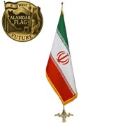 تصویر پرچم تشریفات لمینت با ریشه 