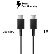 تصویر کابل شارژ تایپ سی دو طرفه سامسونگ طول ۱ متر 