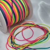 تصویر نخ دستبند | نخ تسبیح | هفت رنگ (بسته 5 متری ) 