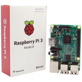 تصویر رزبری پای 3 مدل B دارای هسته پردازنده 64 بیتی ، وایفای و بلوتوث داخلی Raspberry Pi 3 Model B 