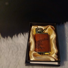 تصویر فندک رویه چرم 