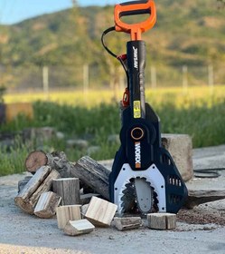 تصویر اره برقی ورکس متحرک مدل WG370 WORX WG370 mobile chainsaw