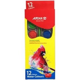 تصویر آبرنگ 12 رنگ آریا کد 5005 B 