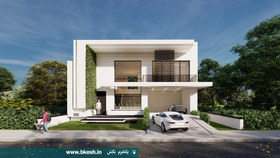 تصویر نقشه ویلا دوبلکس سه خوابه villa-102 