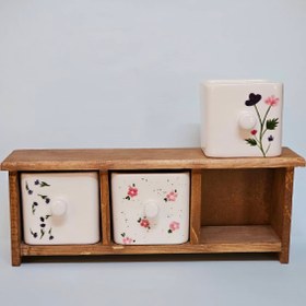 تصویر فایل ۳ کشو سرامیکی 