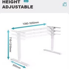 تصویر پایه میز مدل Desk-frame-SARVUP-1M 