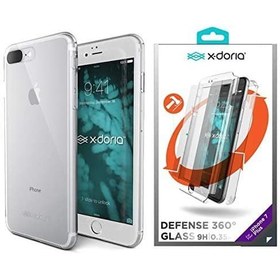 تصویر قاب ایکس دوریا آیفون X-Doria Defense 360 Glass Series Case For iPhone 7 Plus/8 Plus 