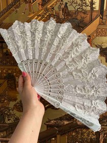 تصویر بادبزن عروس کد ۳۲۵ 