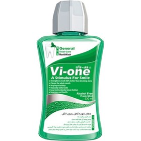 تصویر محلول دهان شویه 330 میلی لیتر وی وان Vi-one General Fresh Mint Mouth Wash