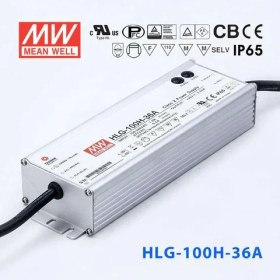 تصویر LED درایور HLG-100H-36A MEAN WELL HLG-100H-36A