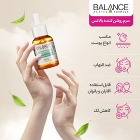 تصویر سرم روشن کننده بالانس مدل نیاسینامید 15 درصد حجم 30 میلی لیتر Balance Niacinamide Serum 15 Percent 30ml