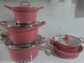 تصویر سرویس قابلمه دسینی مدل 7008 ظرفیت ۱۷ تکه 