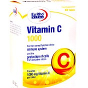 تصویر قرص ویتامین C 1000 میلی گرم یوروویتال 60 عدد eurho-vital-vitamin-c-1000-mg-60-tablets