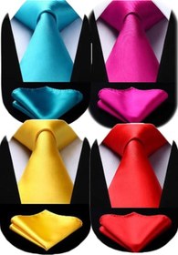 تصویر کراوات مردانه فیروزه Trenderrs | 1254965201 اورجینال 