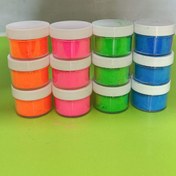 تصویر رنگ پودری شبرنگ (فسفر سنت) - صورتی 