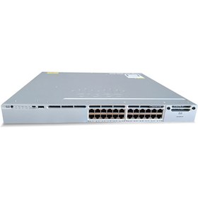 تصویر سوییچ سیسکو WS-C3850-24P-S Cisco Catalyst 3850 24 Port PoE IP Base