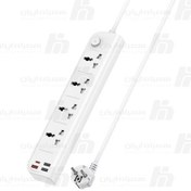 تصویر چند راهی برق یسیدو مدل YESIDO MC18 Yesido MC18 3250W Power Socket