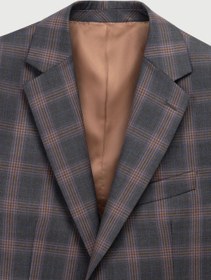 تصویر کت تک مشکی قهوه‌ای - 53086 