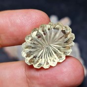 تصویر نگین سنگ سیترین پاک آفریقایی با تایلندی و وزن 35.15 قیراط کد 28151 