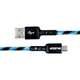 تصویر کابل تبدیل USB به microUSB کینگ استار مدل K120A طول 1.1 متر 