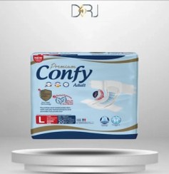 تصویر پوشک بزرگسالان چسبی کانفی سایز لارج بسته ۲۰ عددی 