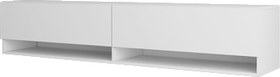 تصویر شلف دیواری تلویزیون سفید و مینیمال مدل W.B0012 ا White and minimal TV wall shelf model W.B0012 White and minimal TV wall shelf model W.B0012