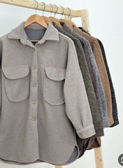 تصویر شکت فوتر پشمی فری سایز - کرم 