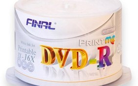 تصویر DVD پرینتیبل فینال Final Print Me FINAL Printable Print me 4.7GB DVD-R