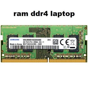 تصویر رم استوک لپ تاپ RAM 4GB DDR4 ظرفیت 4 گیگابایت مدل : (Ram DDR3 1333 kingston mix)