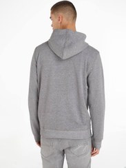 تصویر هودی مردانه با لوگوی اصلی، خاکستری برند Tommy Hilfiger Men's Original Logo Lounge Hoody, Grey